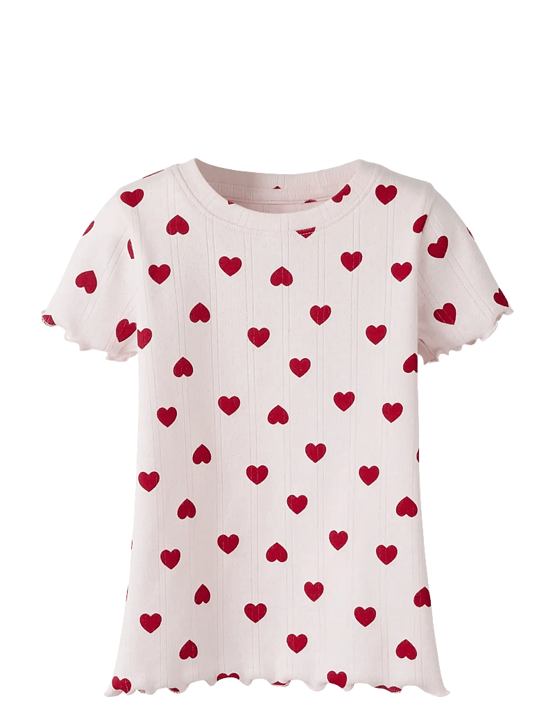 name it - NMFHILARY SS TOP - lühikeste varrukatega t-särgid - mauve morn - 0