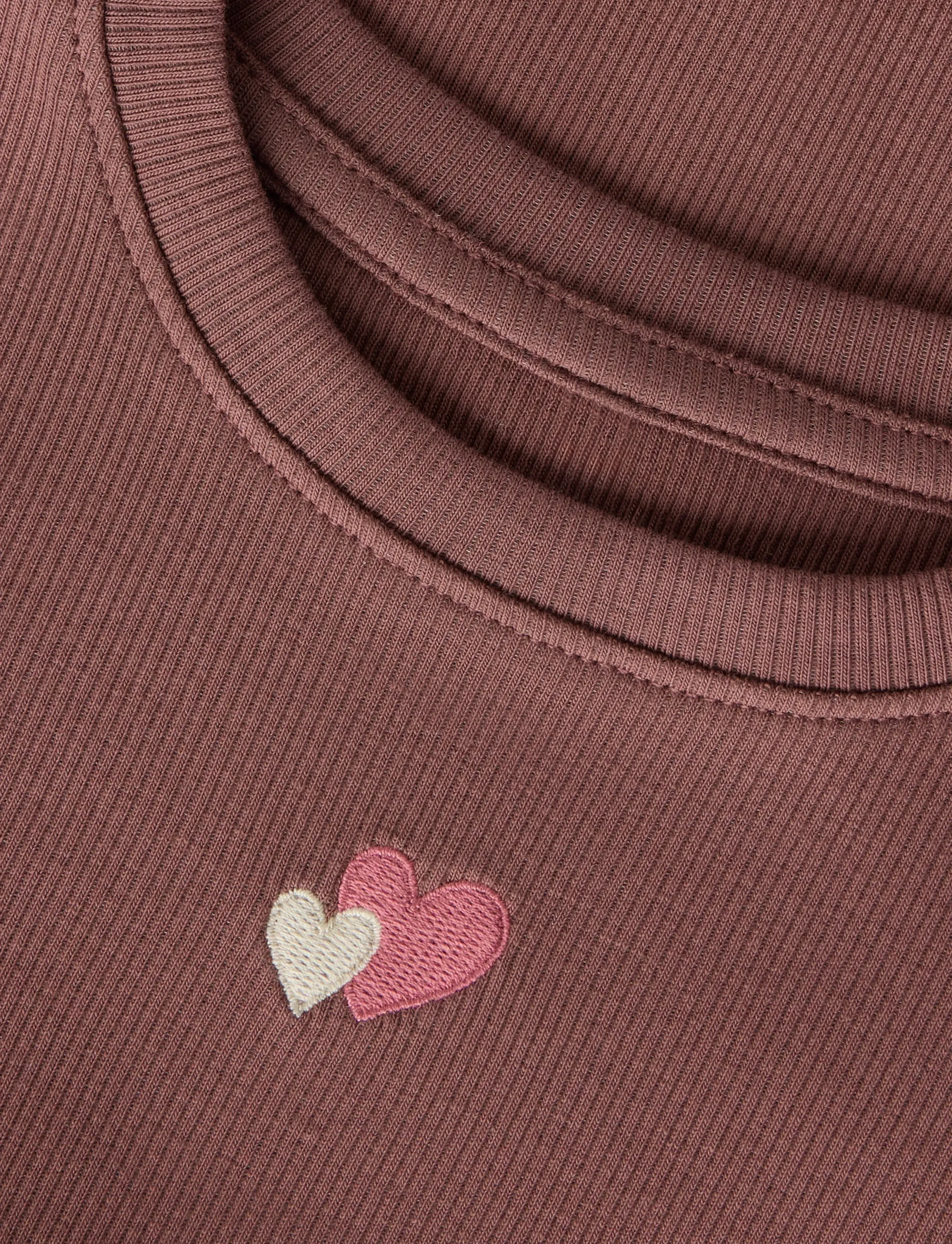 name it - NMFHANILIA SS XSL TOP - kurzärmelige - marron - 2