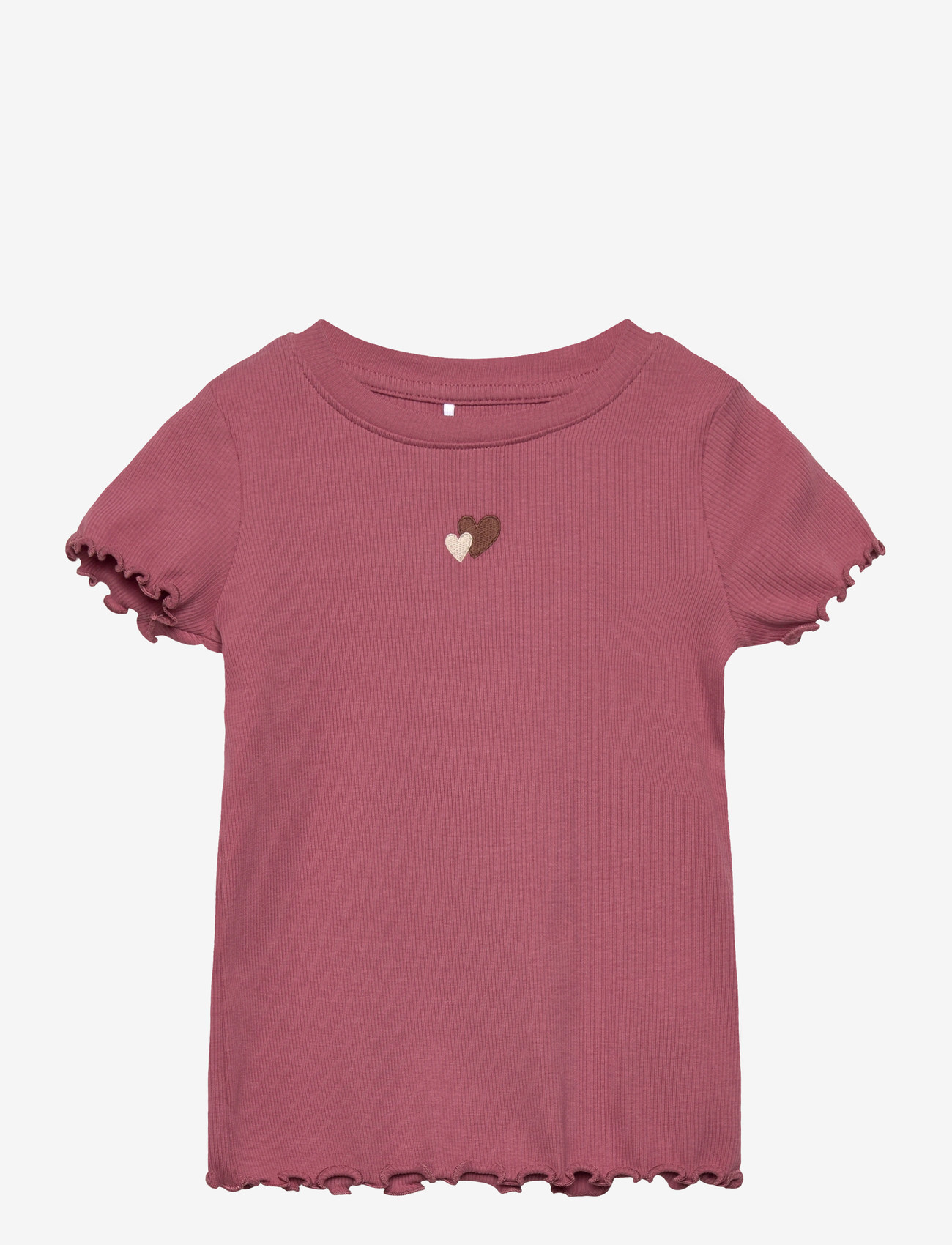 name it - NMFHANILIA SS XSL TOP - kortärmade t-shirts - mesa rose - 0