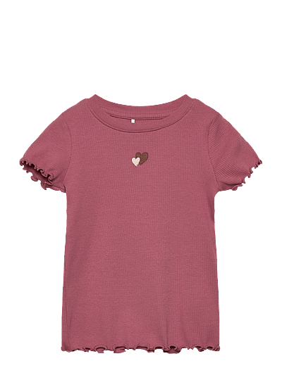 name it NMFHANILIA SS XSL TOP - Clothing - MESA ROSE / pink/rose