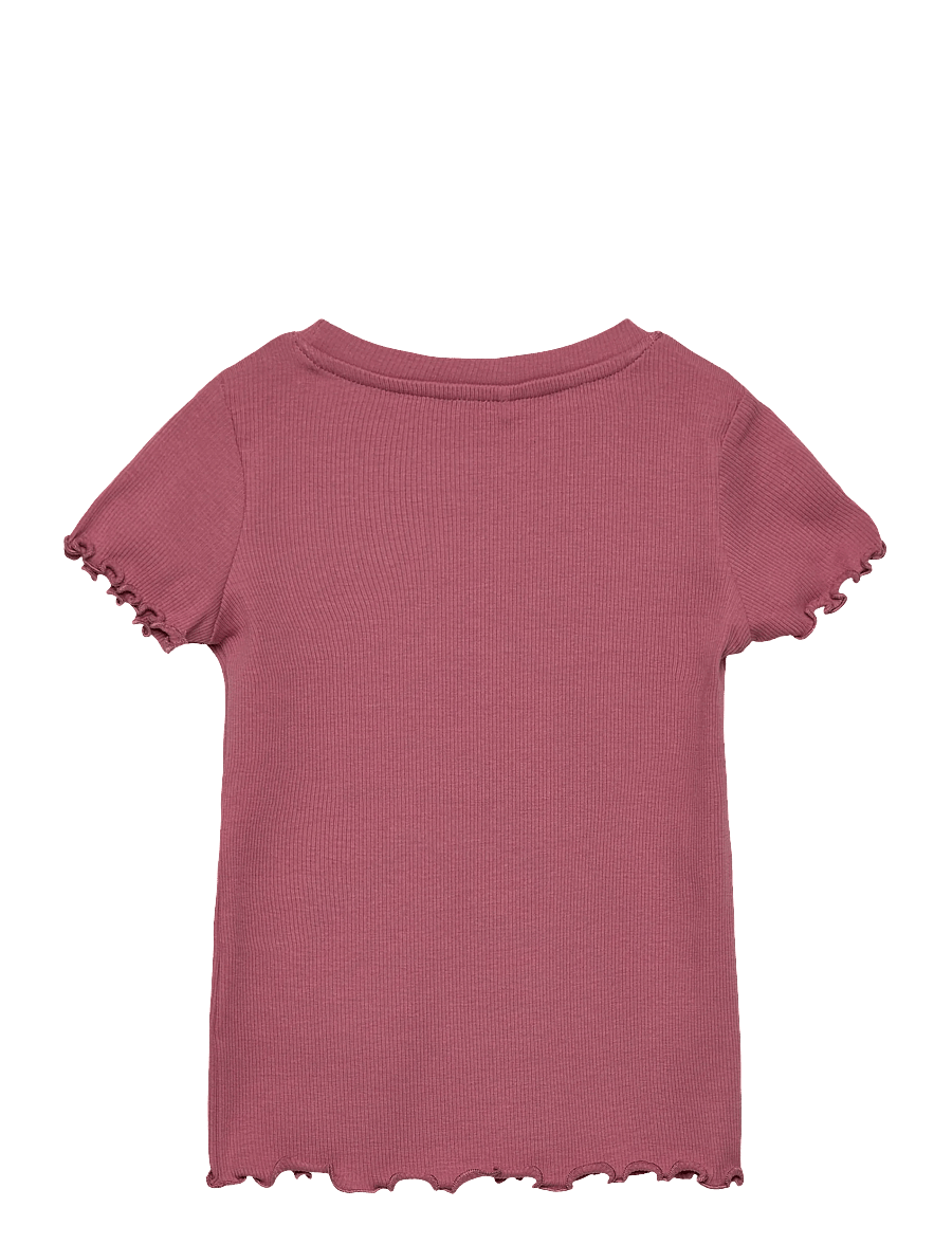 name it - NMFHANILIA SS XSL TOP - kurzärmelige - mesa rose - 1