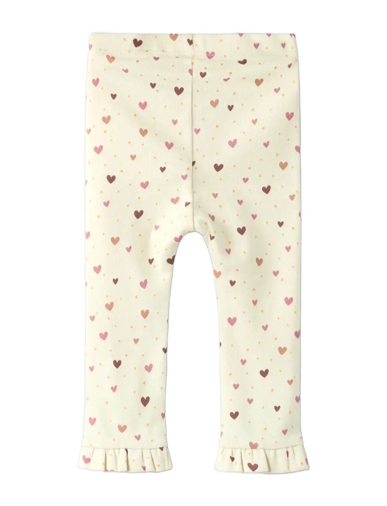 name it - NBFHAYLA XSL LEGGING - sommerkupp - almond milk - 1