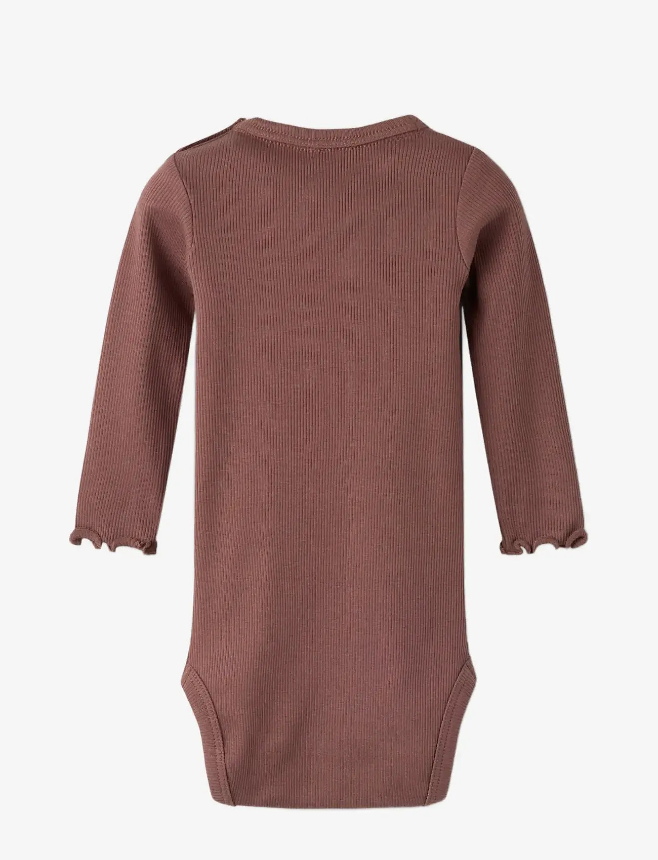 name it - NBFHANILIA LS XSL BODY - langærmede heldragter - marron - 1