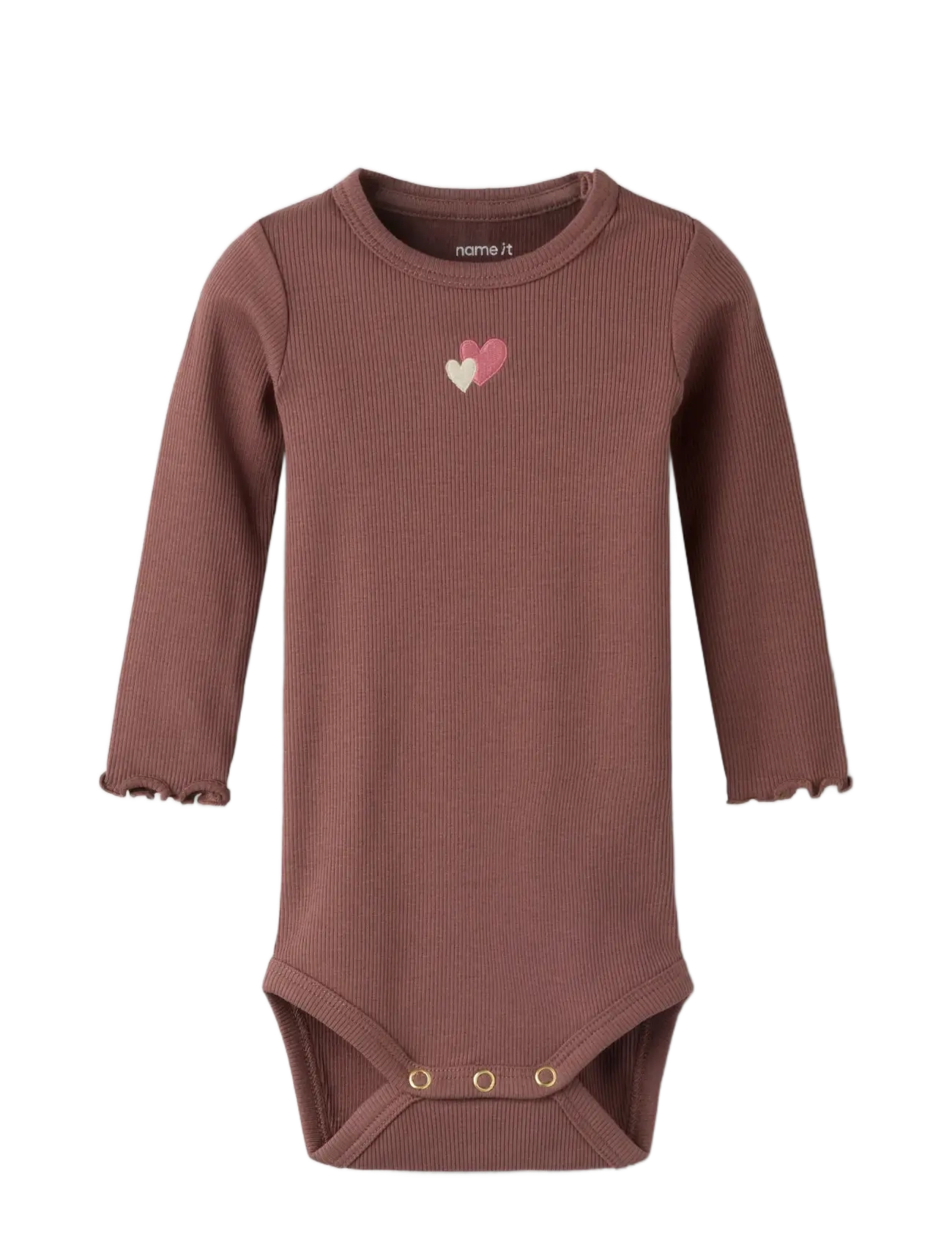 name it - NBFHANILIA LS XSL BODY - long-sleeved - marron - 2