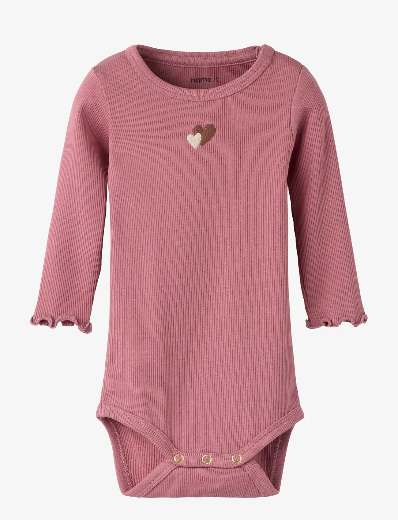 name it - NBFHANILIA LS XSL BODY - langærmede heldragter - mesa rose - 0