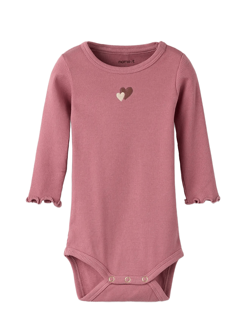 name it - NBFHANILIA LS XSL BODY - langærmede heldragter - mesa rose - 2