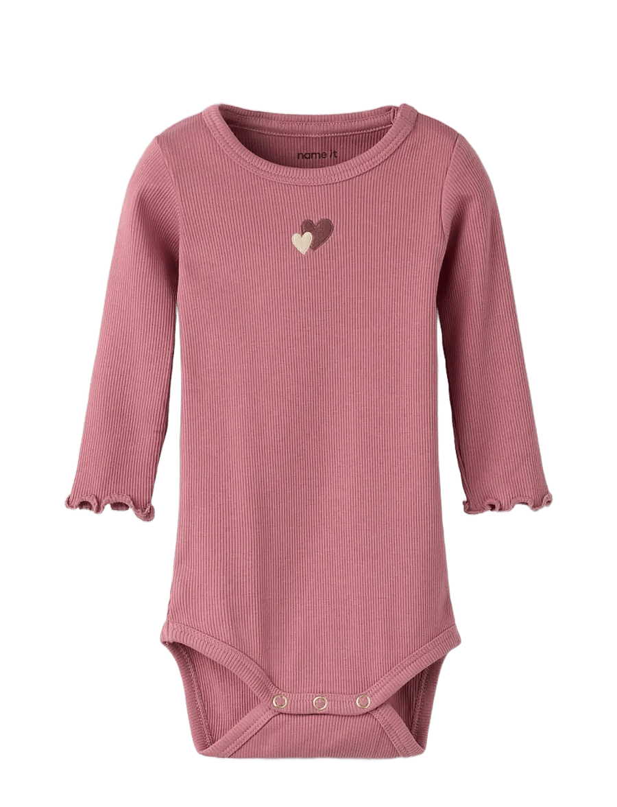 name it - NBFHANILIA LS XSL BODY - langärmelig - mesa rose - 2