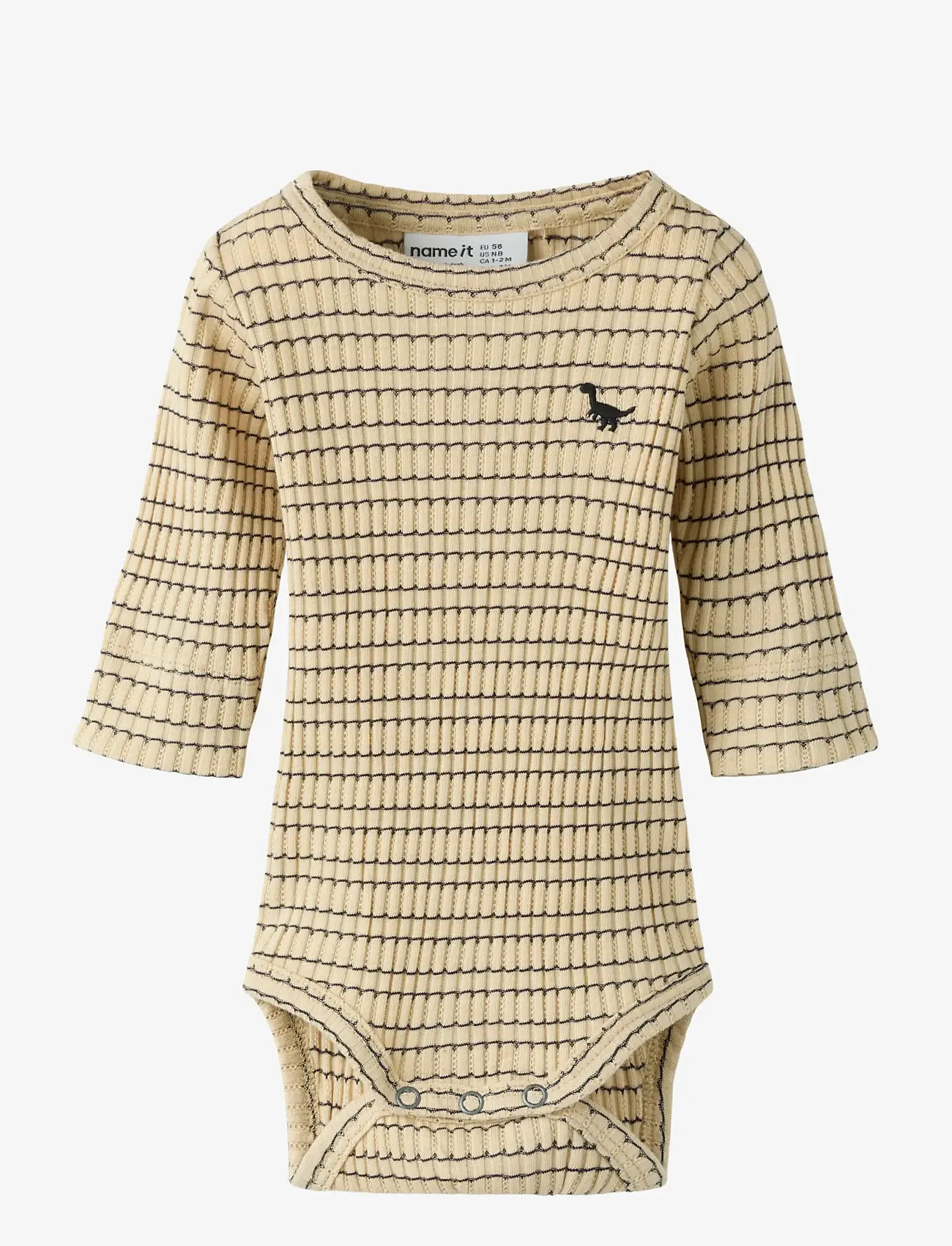 name it - NBMHERBERT LS SLIM BODY - long-sleeved - silver lining - 0