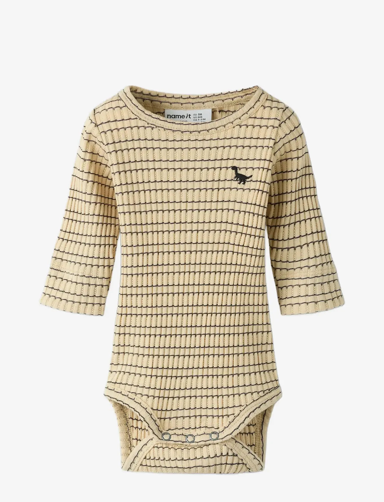 name it - NBMHERBERT LS SLIM BODY - long-sleeved - silver lining - 2
