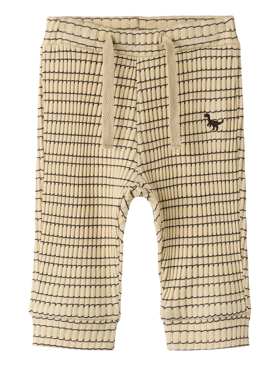 name it - NBMHERBERT PANT - kelnytės kūdikiams - silver lining - 0