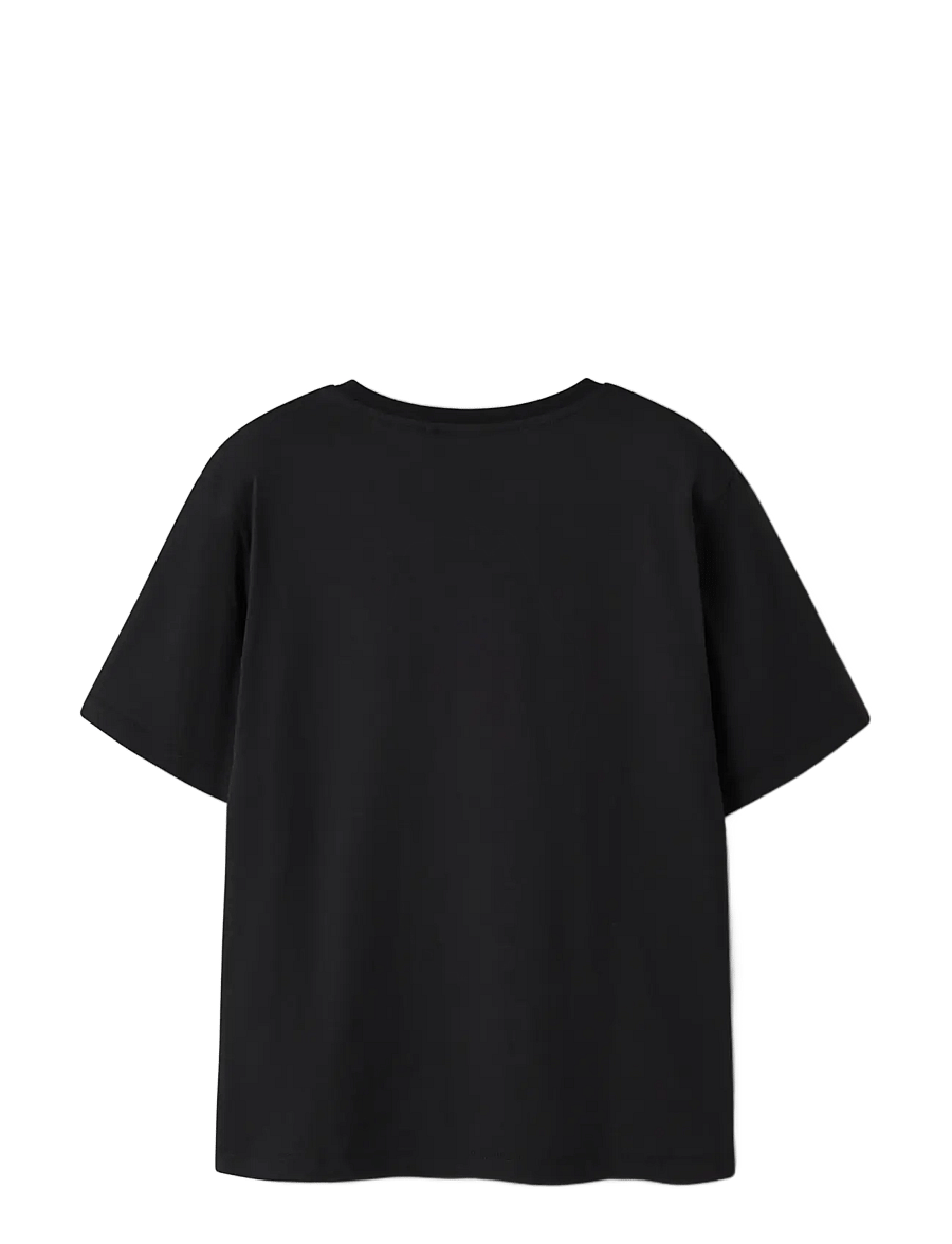 name it - NKNJAKOB LOTTO SS NREG TOP LNOOS VDE - stutterma bolir - black - 1