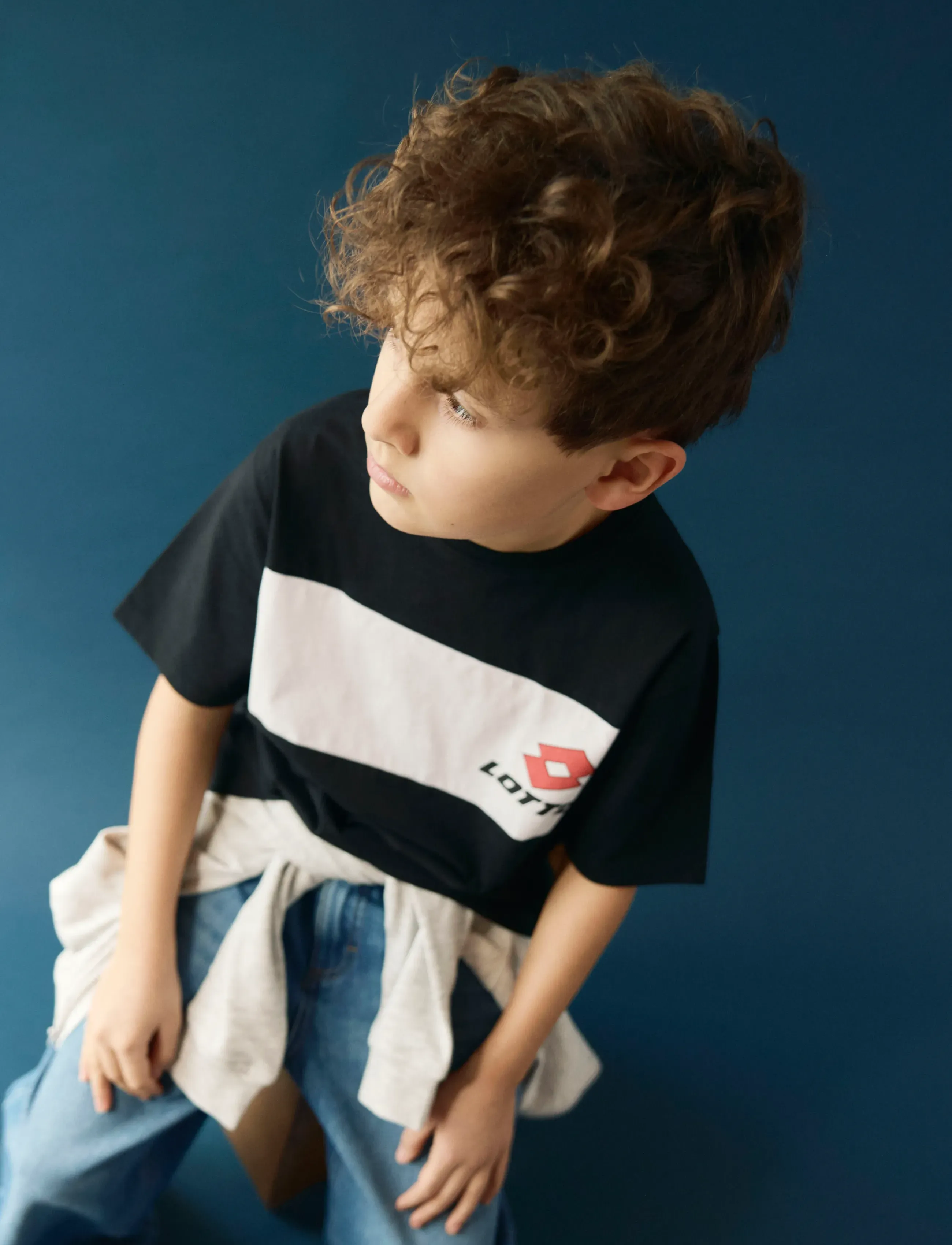 name it - NKNJAKOB LOTTO SS NREG TOP LNOOS VDE - stutterma bolir - black - 2