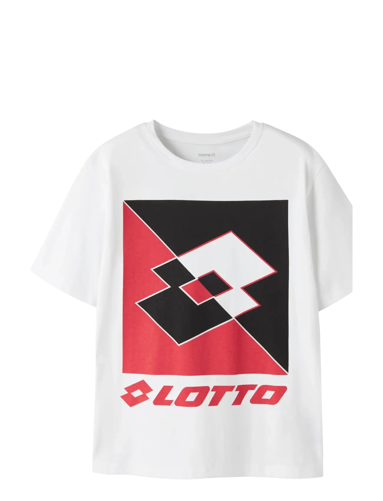 name it NKNJONAS LOTTO SS NREG TOP LNOOS VDE - Topid ja T-särgid - BRIGHT WHITE / white