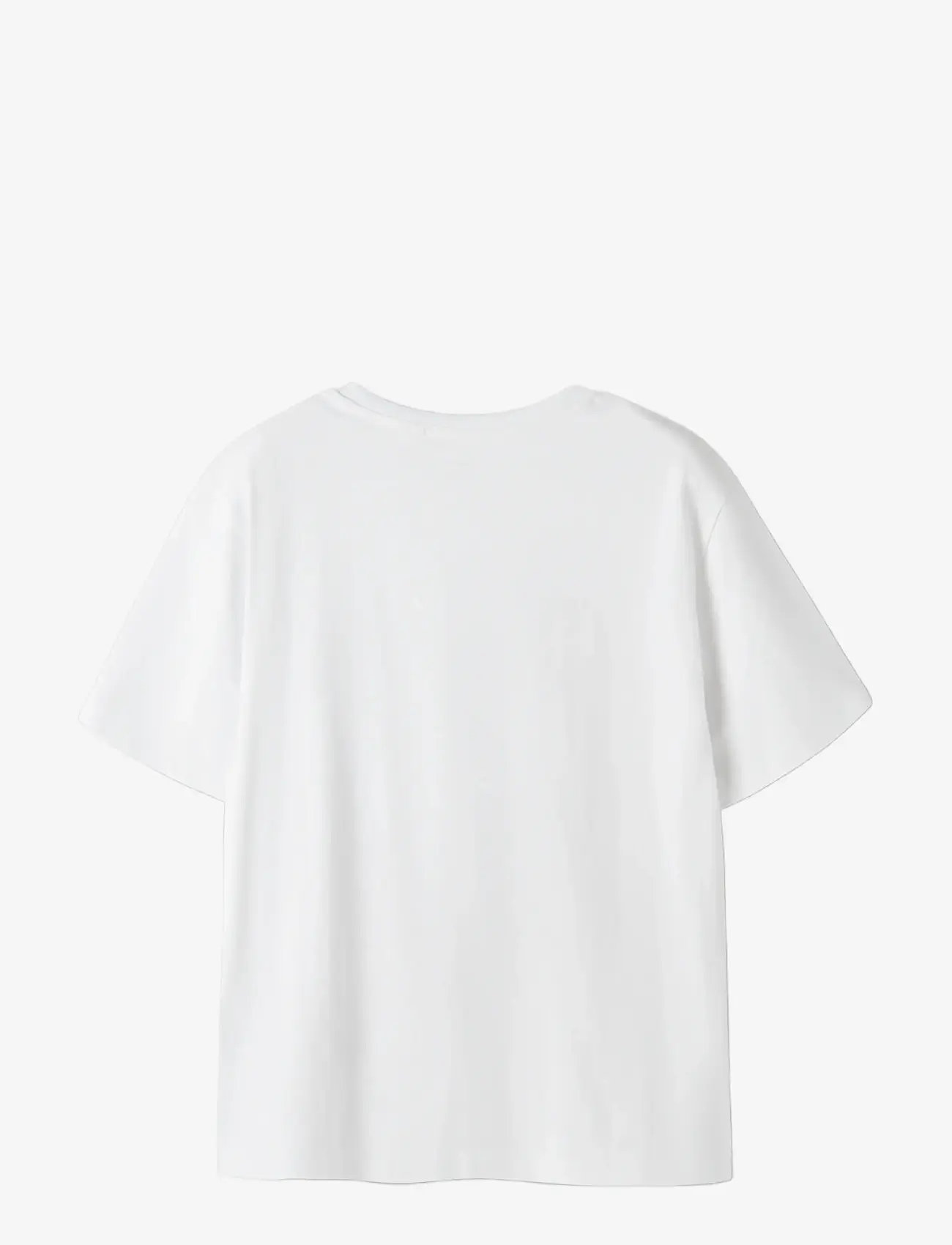 name it - NKNJONAS LOTTO SS NREG TOP LNOOS VDE - kortærmede t-shirts - bright white - 1