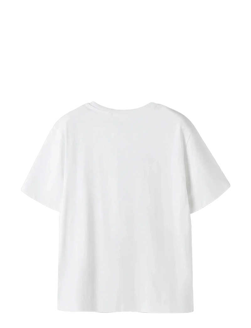 name it - NKNJONAS LOTTO SS NREG TOP LNOOS VDE - kortærmede t-shirts - bright white - 1