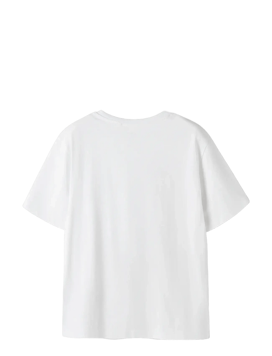 name it - NKNJONAS LOTTO SS NREG TOP LNOOS VDE - kortärmade t-shirts - bright white - 1
