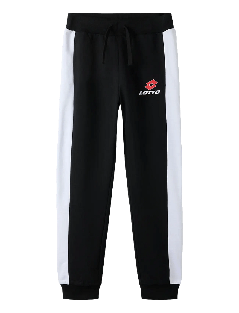 name it - NKNJOG LOTTO NREG SWE PANT UNB LNOOS VDE - sportinės kelnės - black - 0