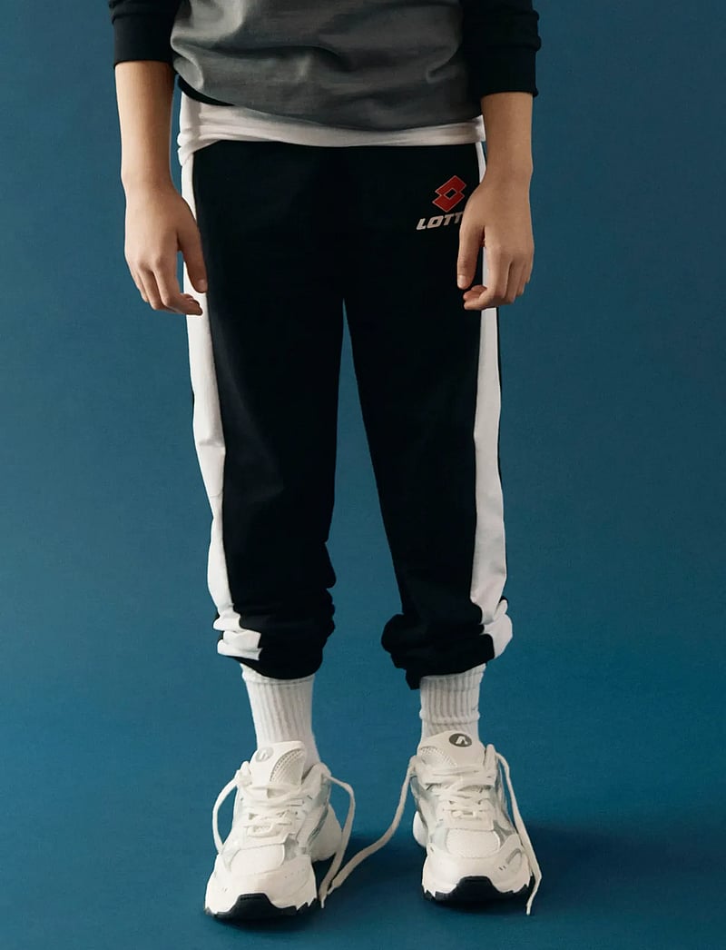 name it - NKNJOG LOTTO NREG SWE PANT UNB LNOOS VDE - sportinės kelnės - black - 3