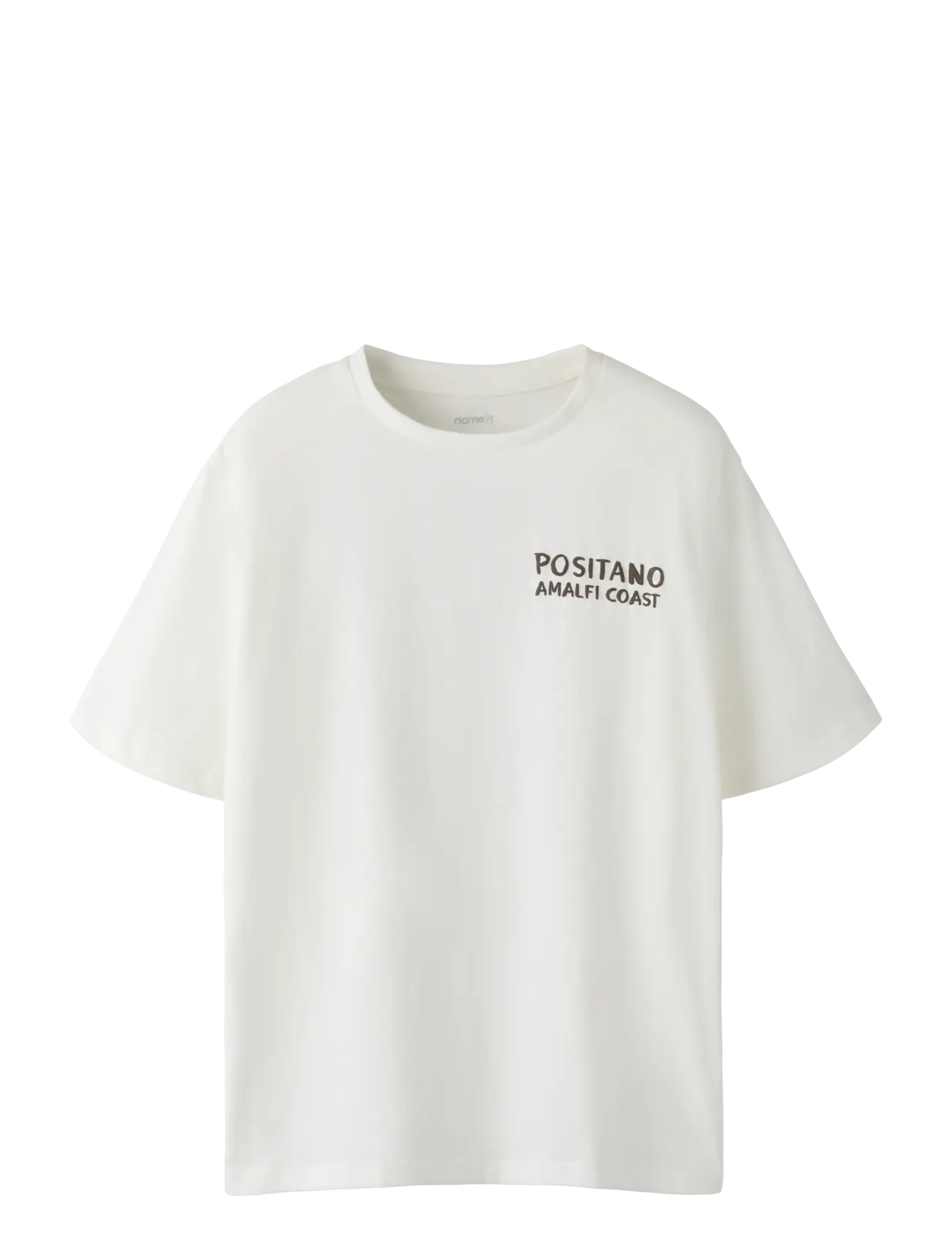 name it NKFHILANSA SS NREG TOP - Teens 140-176 - CLOUD DANCER / cream