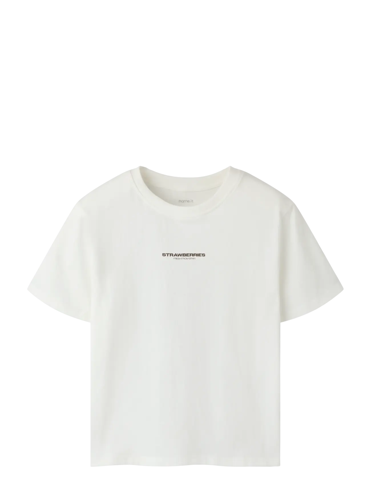 name it NKFHILANSA SS NREG TOP - Kläder - CLOUD DANCER / cream