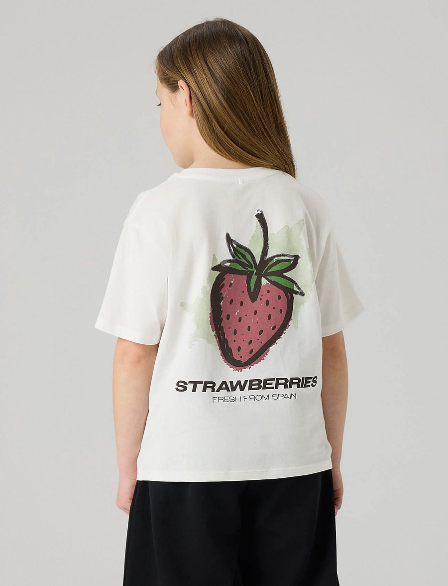 name it - NKFHILANSA SS NREG TOP - kortärmade t-shirts - cloud dancer - 0