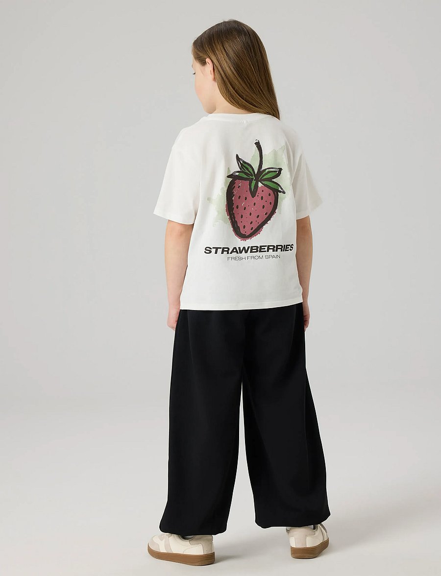 name it - NKFHILANSA SS NREG TOP - kortärmade t-shirts - cloud dancer - 3