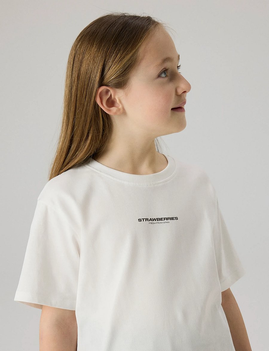 name it - NKFHILANSA SS NREG TOP - kortärmade t-shirts - cloud dancer - 4