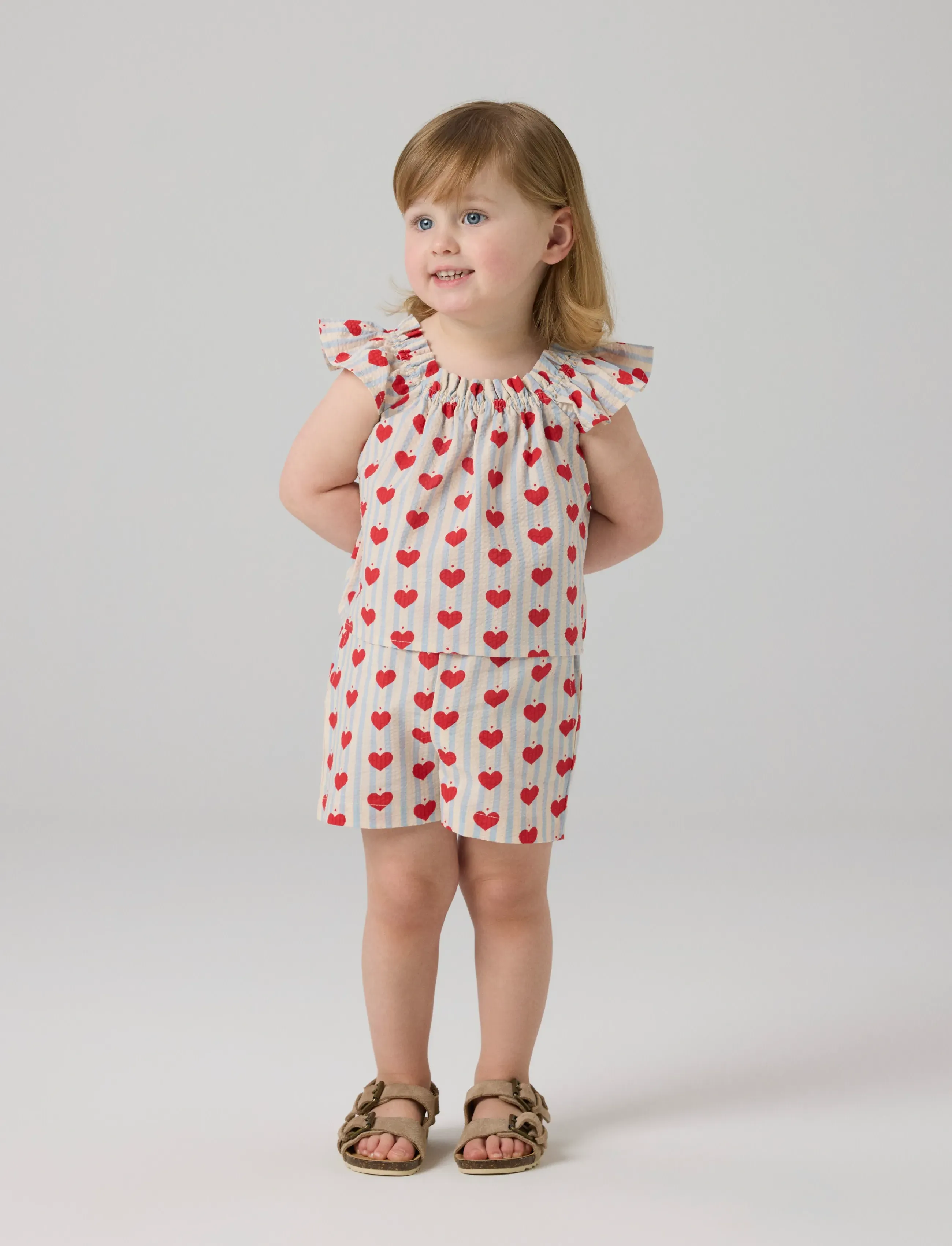 name it - NMFHULLA SS TOP - gode sommertilbud - pearl blue - 1