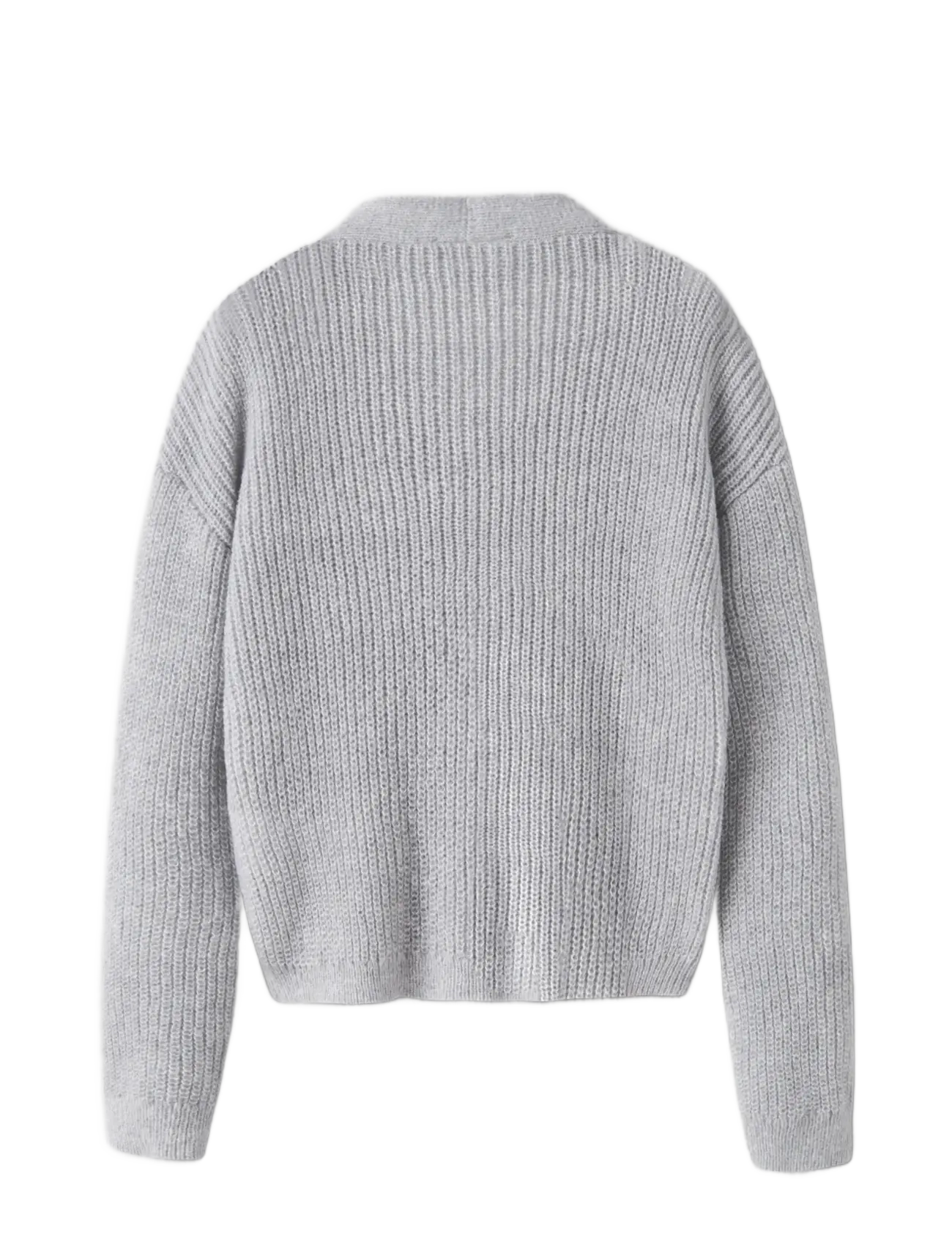 name it - NKFNANIE LS KNIT - cardigans - light grey melange - 1
