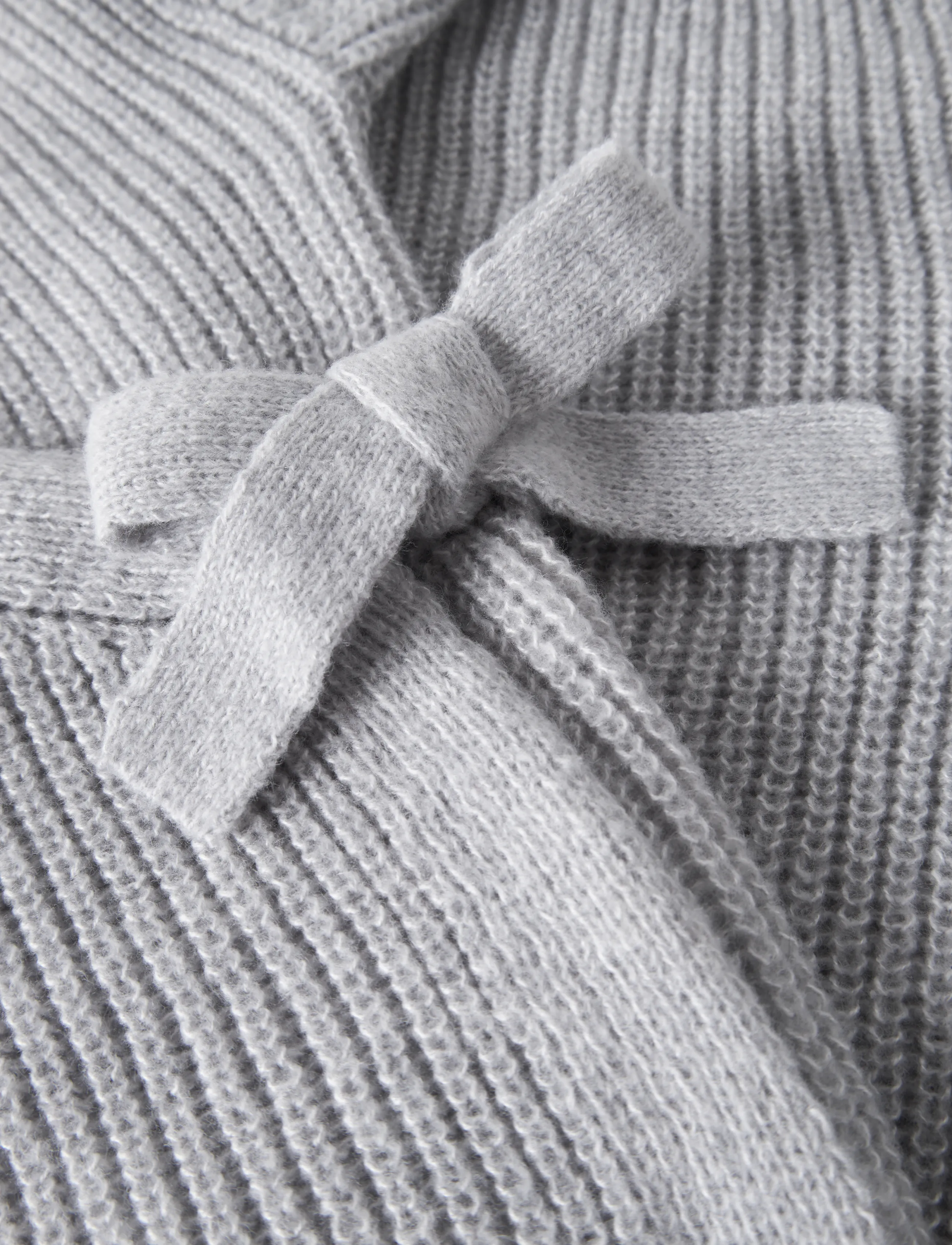name it - NKFNANIE LS KNIT - cardigans - light grey melange - 2
