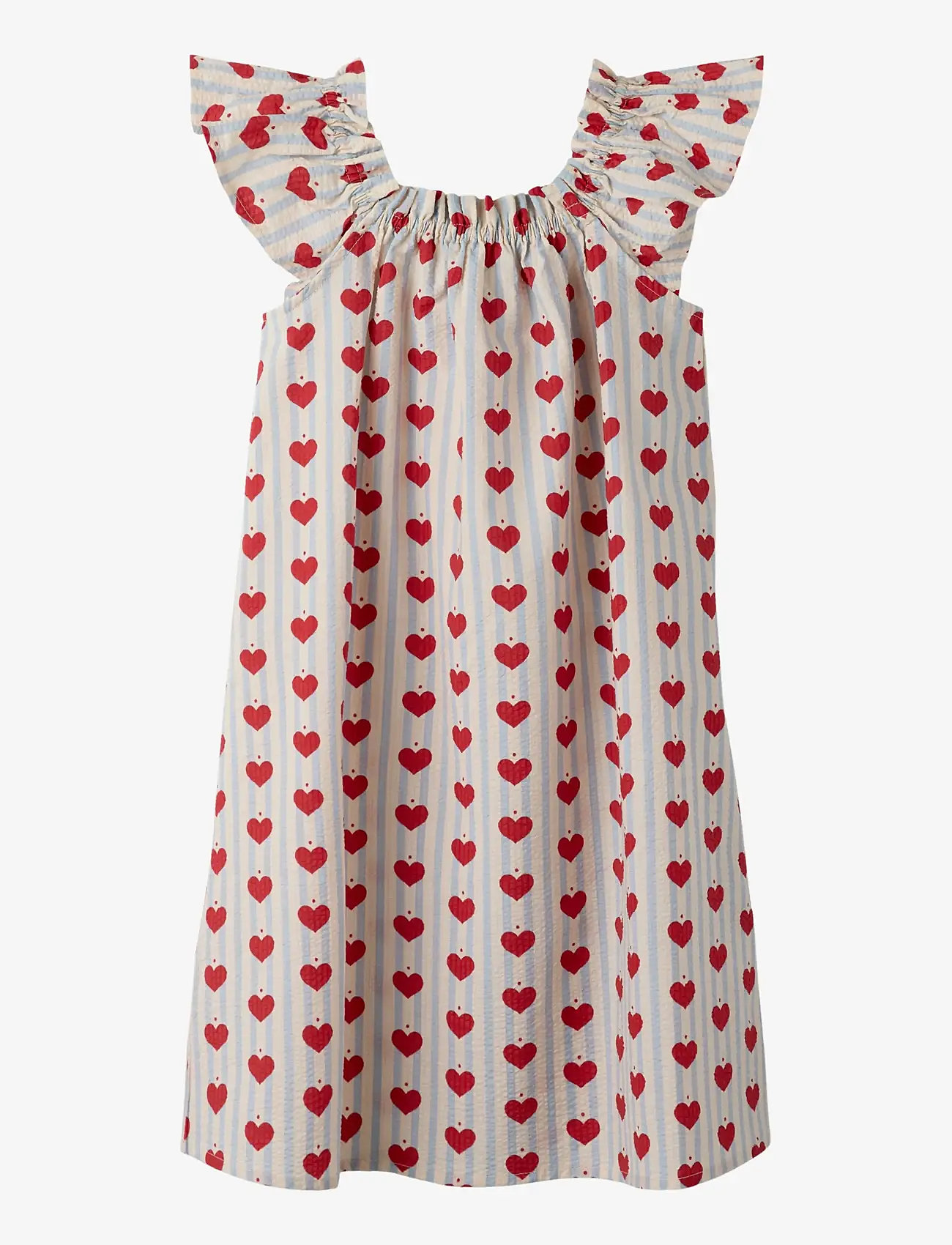 name it - NMFHULLA SS DRESS - lühikeste varrukatega vabaaja kleidid - pearl blue - 0
