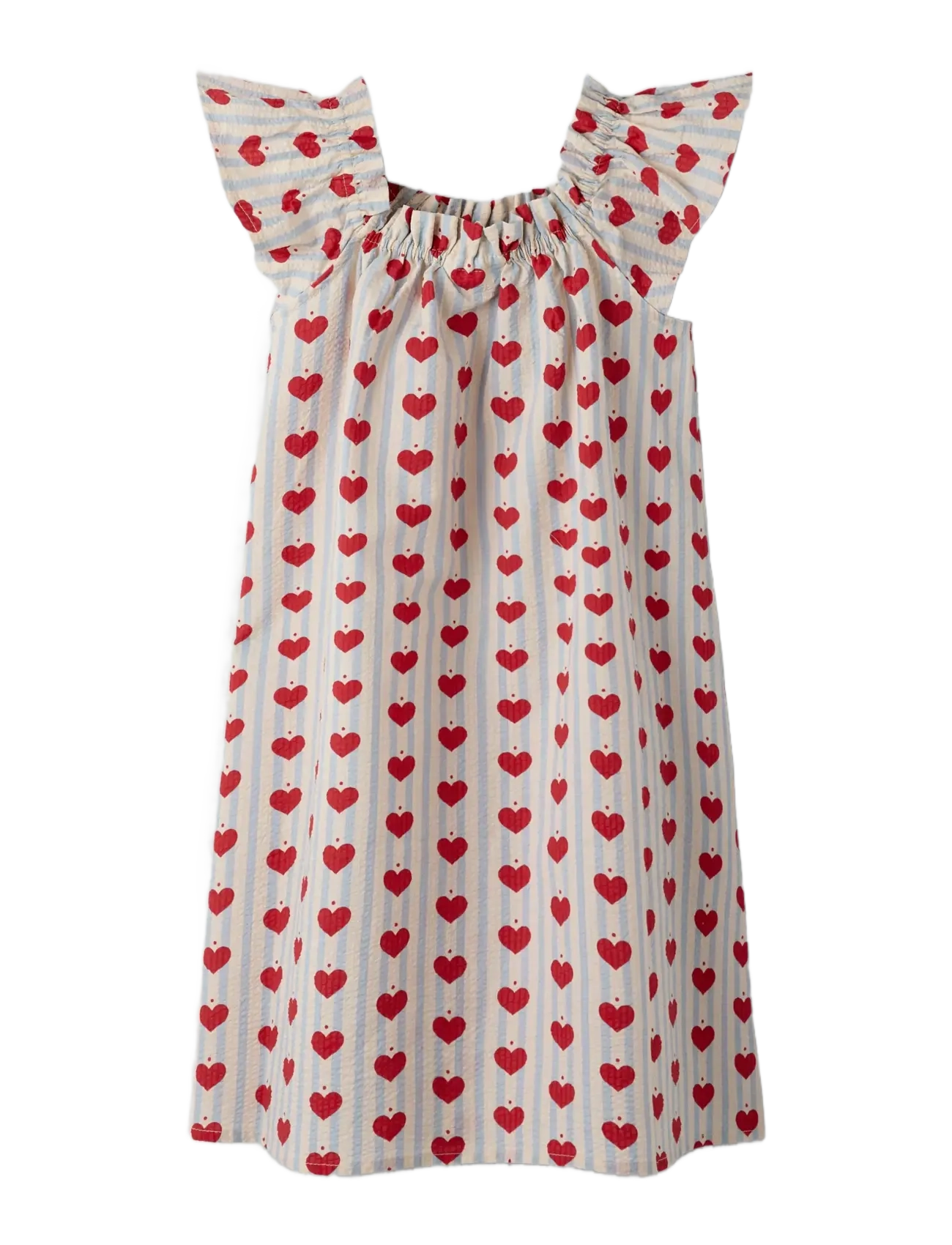 name it - NMFHULLA SS DRESS - kurzärmelige freizeitkleider - pearl blue - 1