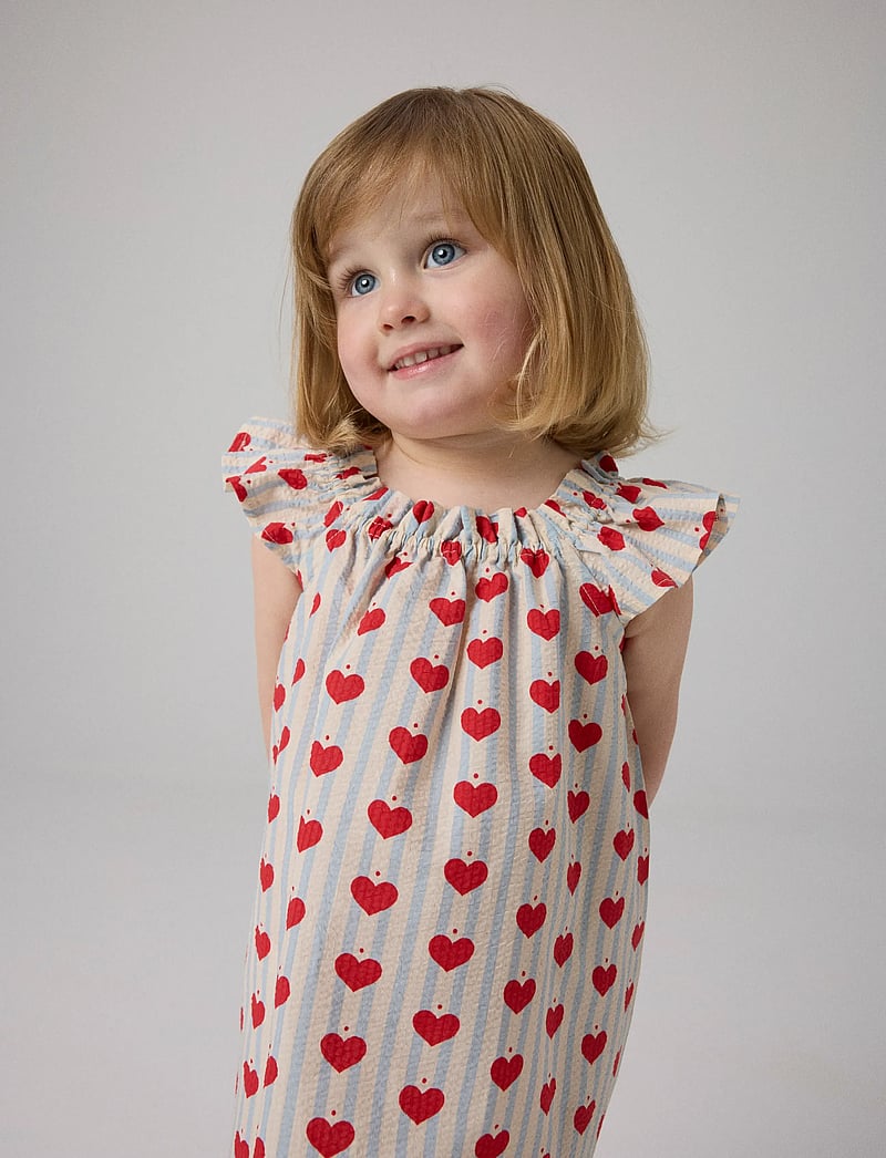 name it - NMFHULLA SS DRESS - kurzärmelige freizeitkleider - pearl blue - 3