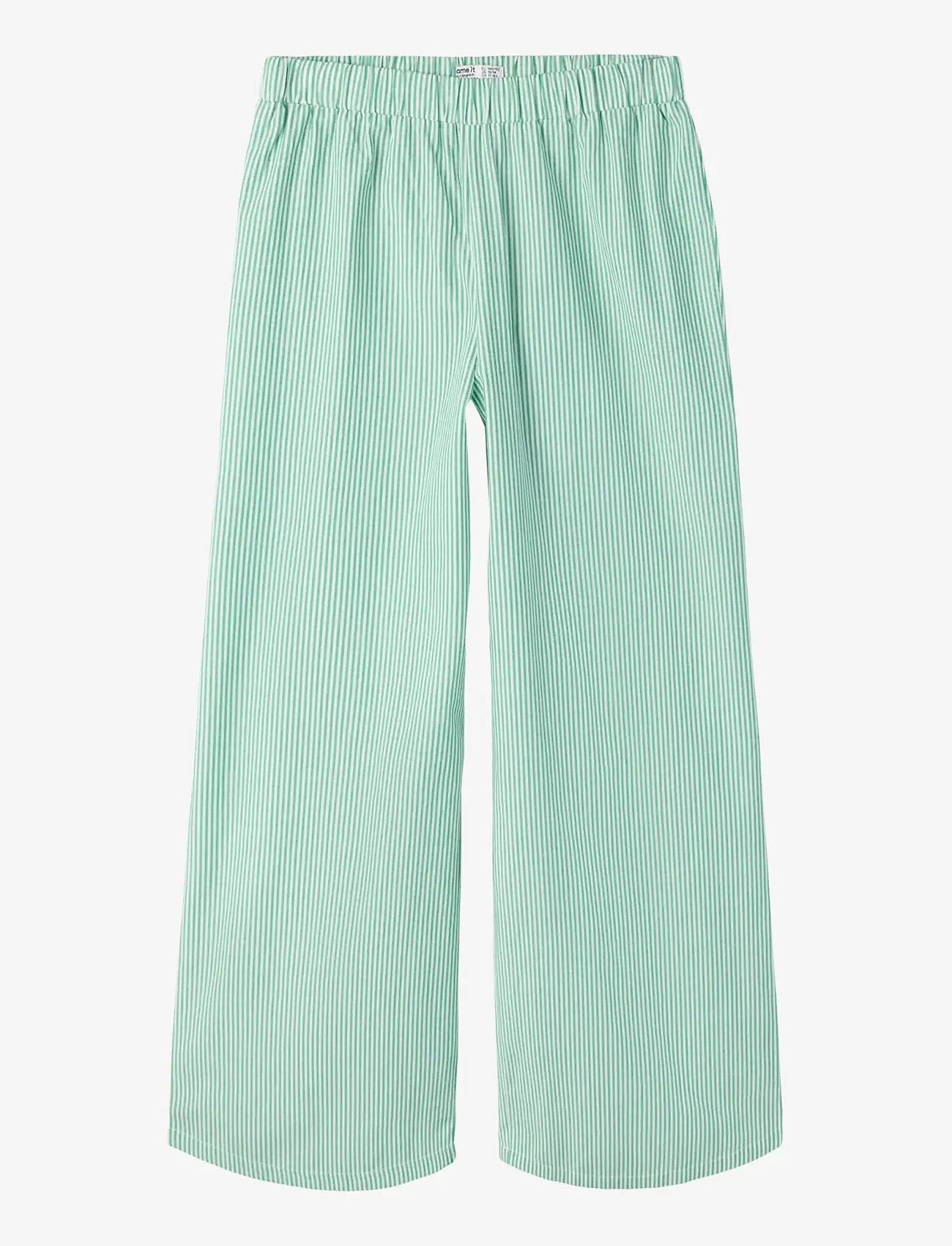 name it - NKFHINNA WIDE PANT - gode sommertilbud - bosphorus - 0