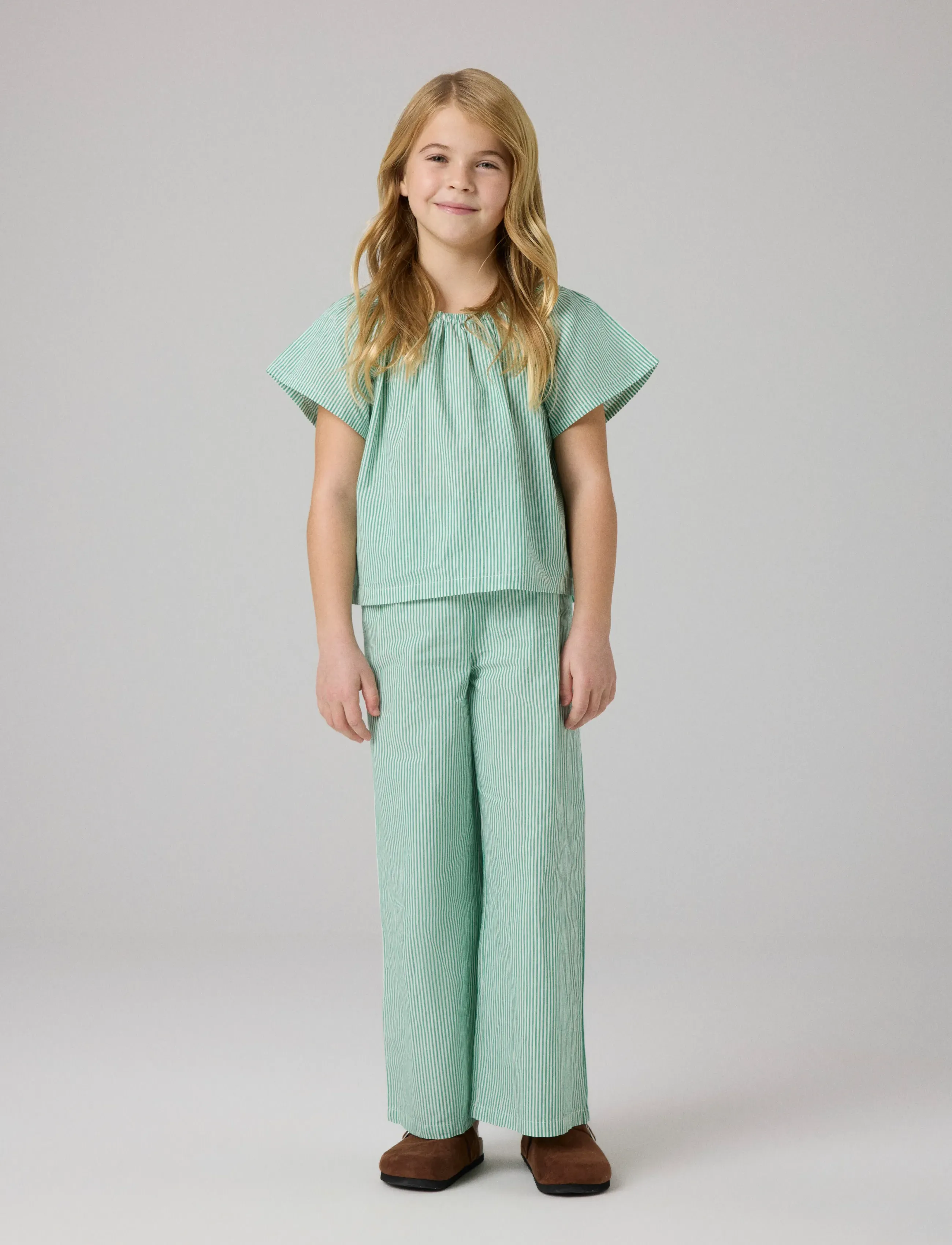 name it - NKFHINNA WIDE PANT - osta vanuse järgi - bosphorus - 2