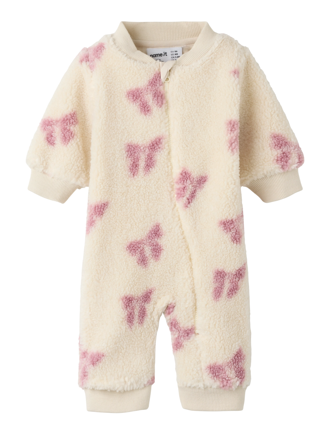 name it NBFOLAJA NREG TEDDY SUIT - Name it - BIRCH / cream