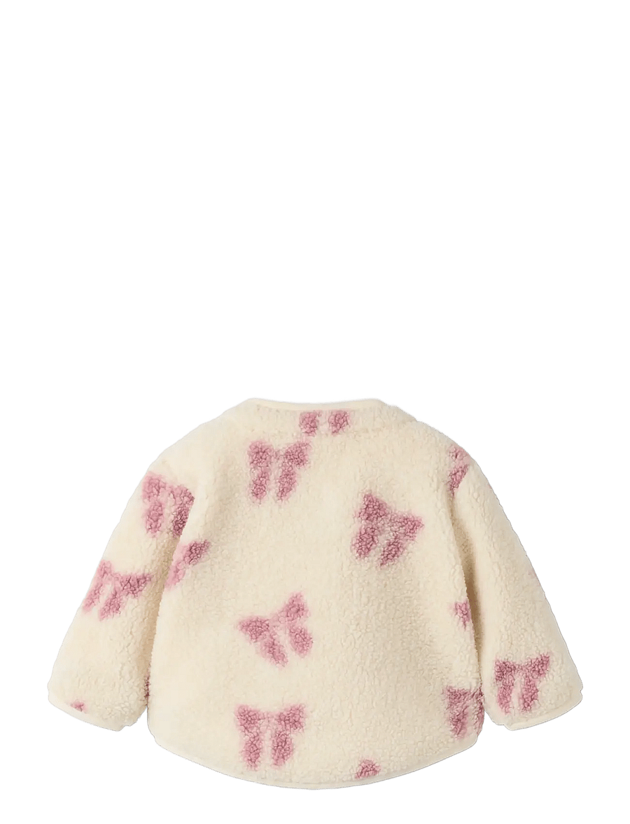 name it - NBFOLAJA NREG TEDDY JACKET - fleecejakker - birch - 1