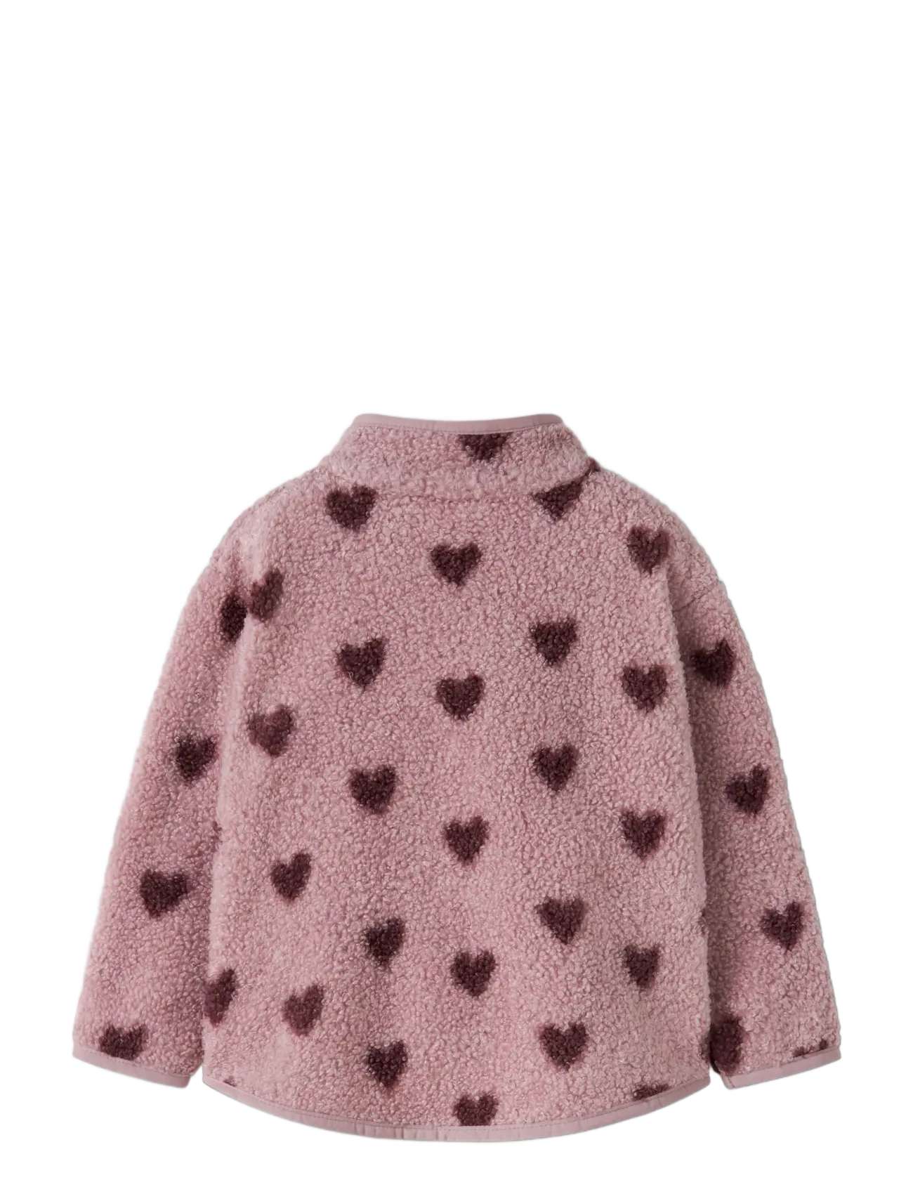 name it - NBFOLAJA NREG TEDDY JACKET - fleecejackor - mauve shadows - 1