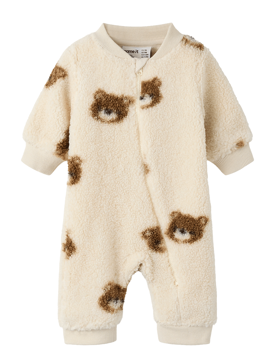 name it - NBMORLAJ NREG TEDDY SUIT - byxdress - birch - 0