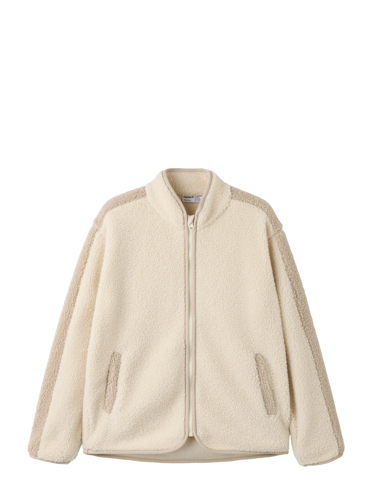 name it NKFOMAJAL NREG TEDDY JACKET - Name it - BIRCH / cream