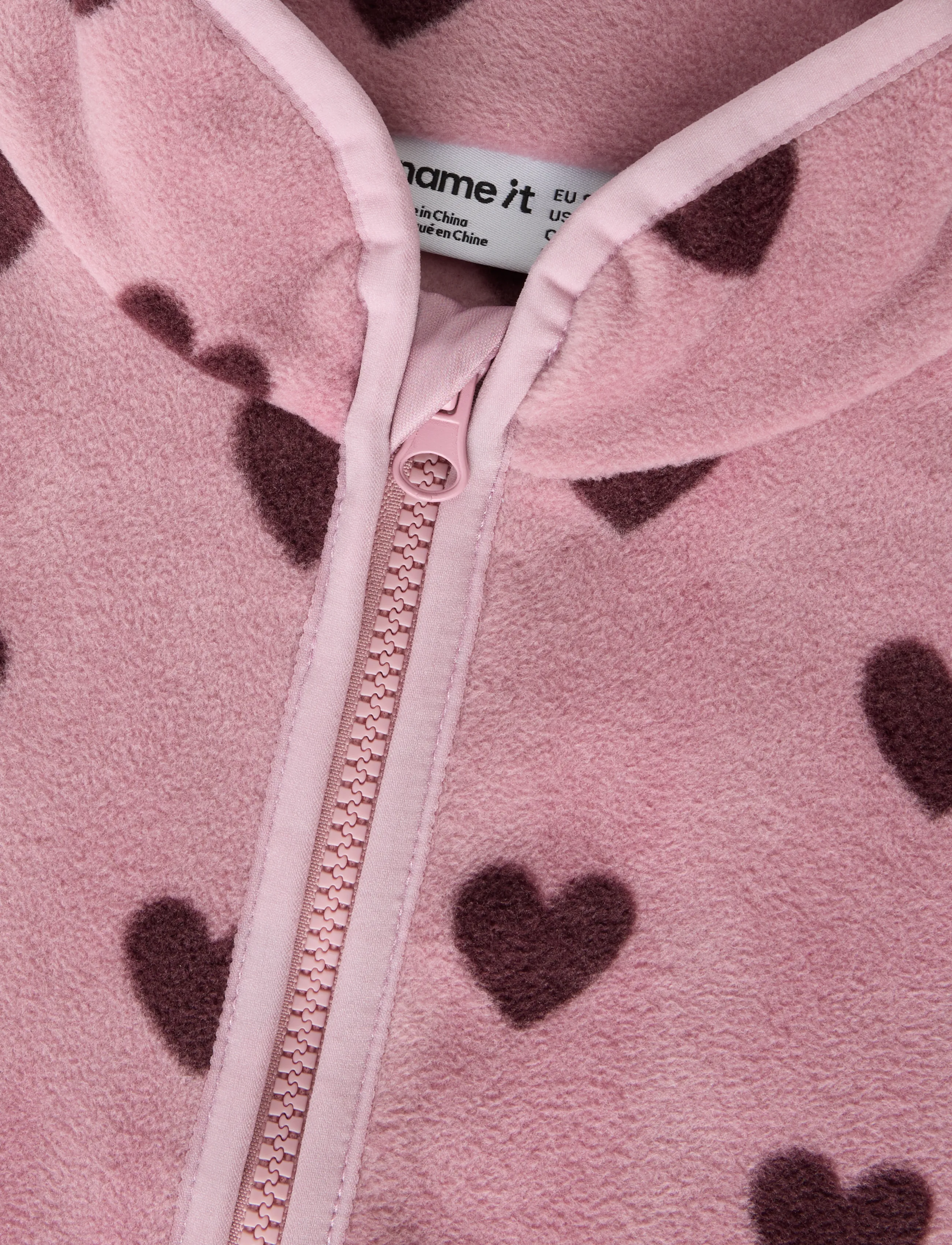 name it - NMFOLAJAS NREG FLEECE JACKET - fleecejackor - mauve shadows - 2