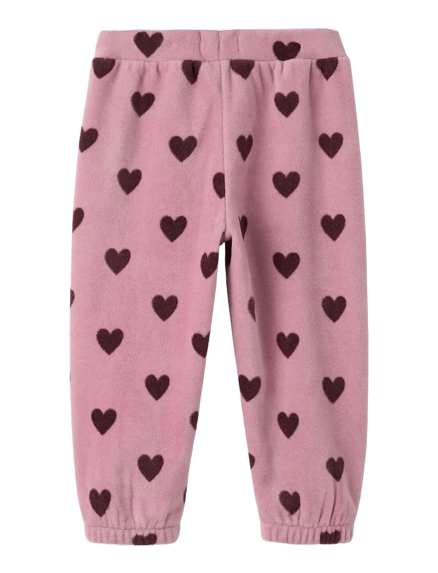 name it - NMFOLAJAS NREG FLEECE PANT - jogginghosen - mauve shadows - 1