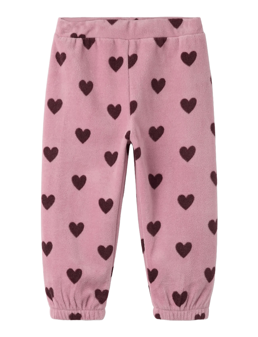 name it - NMFOLAJAS NREG FLEECE PANT - jogginghosen - mauve shadows - 2