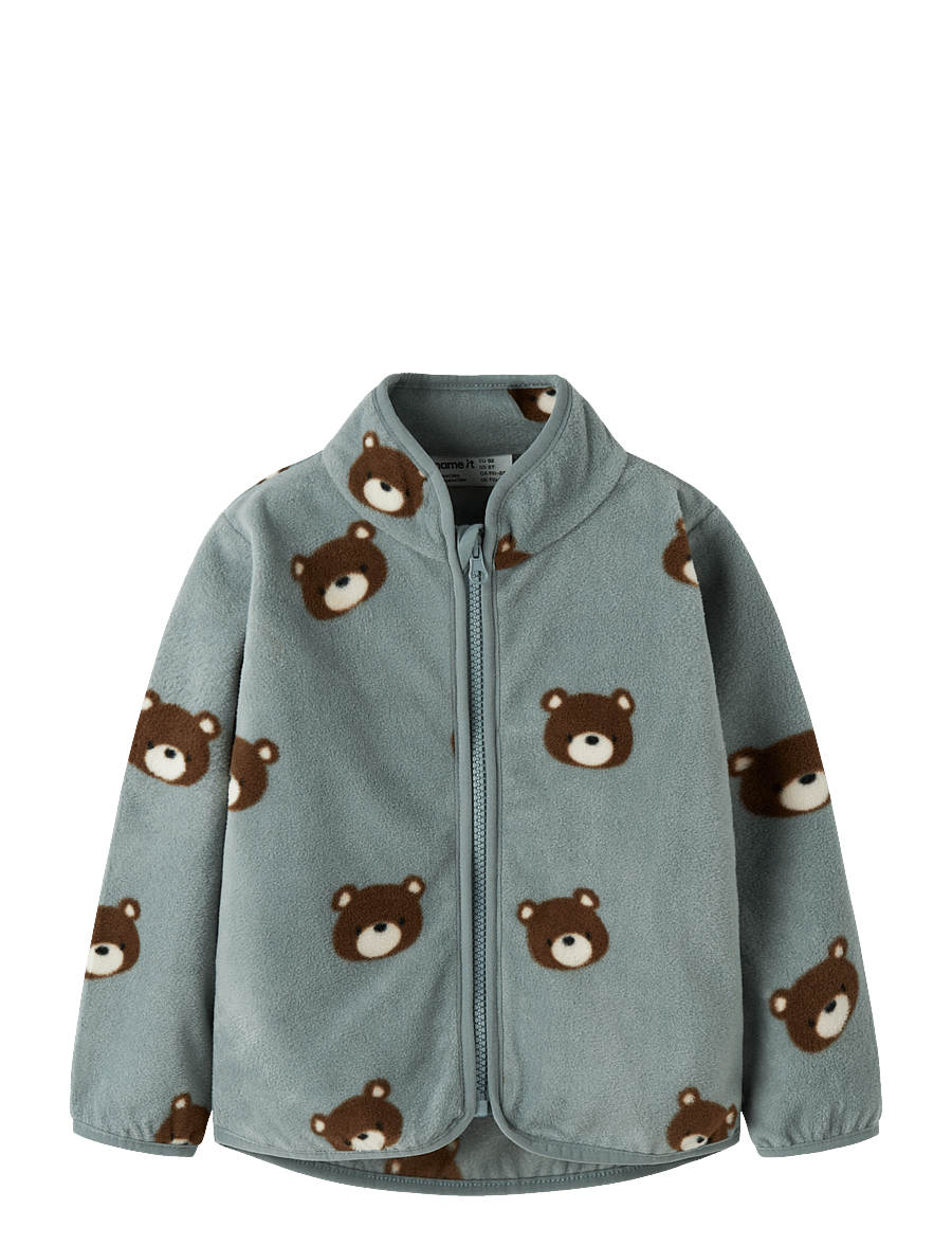 name it - NMMORLAJS NREG FLEECE JACKET - fleecejacken - abyss - 0
