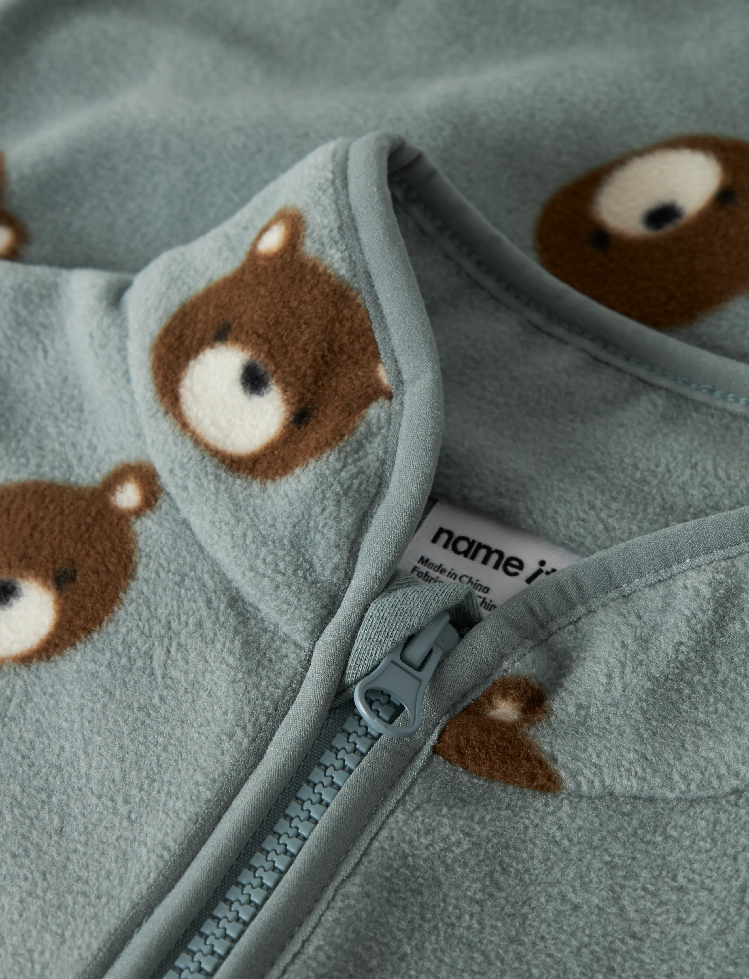 name it - NMMORLAJS NREG FLEECE JACKET - fleecejacken - abyss - 2