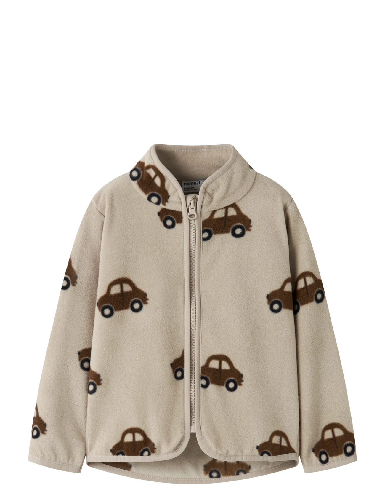 name it NMMORLAJS NREG FLEECE JACKET - Clothing - ISLAND FOSSIL / beige
