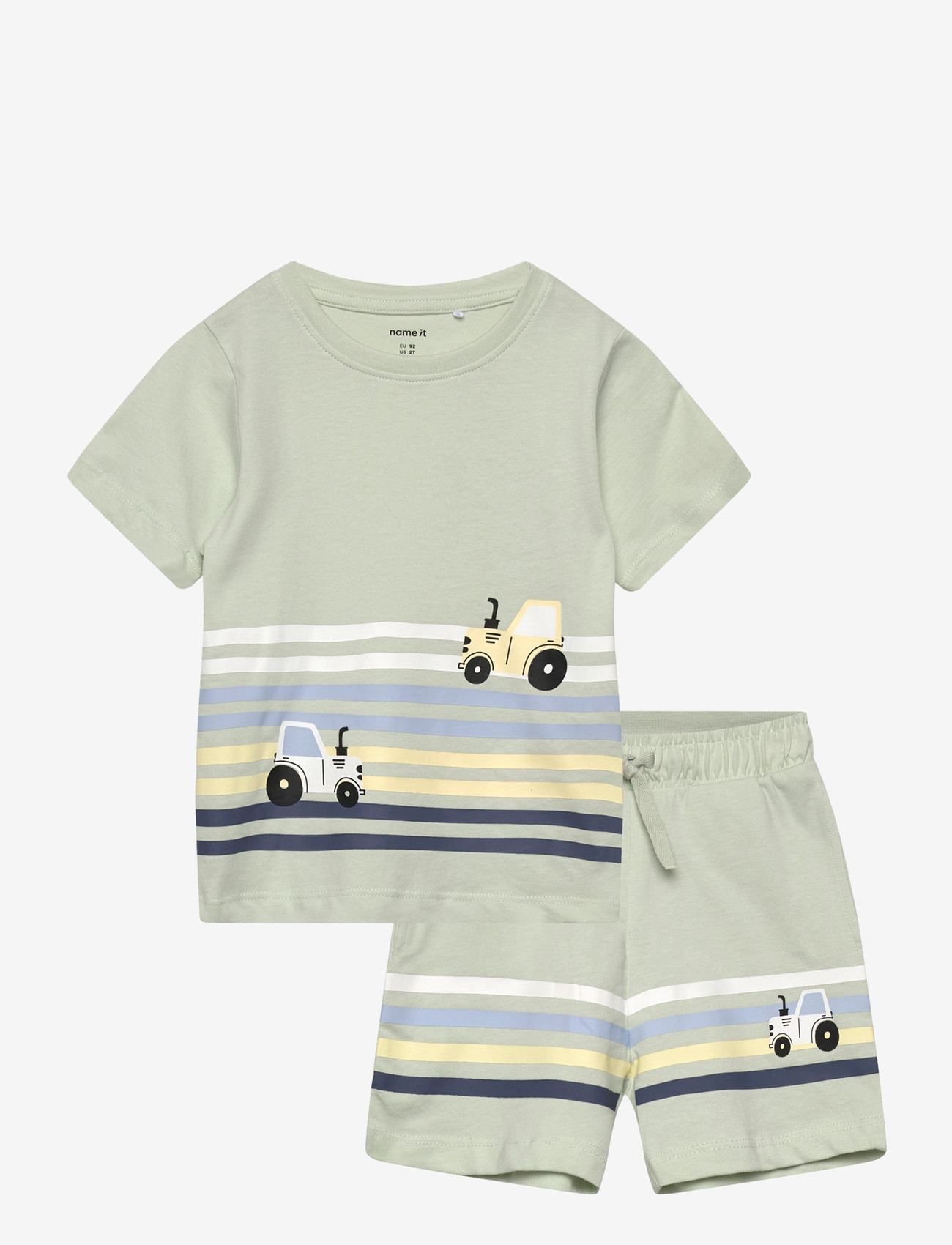 name it - NMMHECTORS SHORTS SET - sets with short-sleeved t-shirt - pale aqua - 0