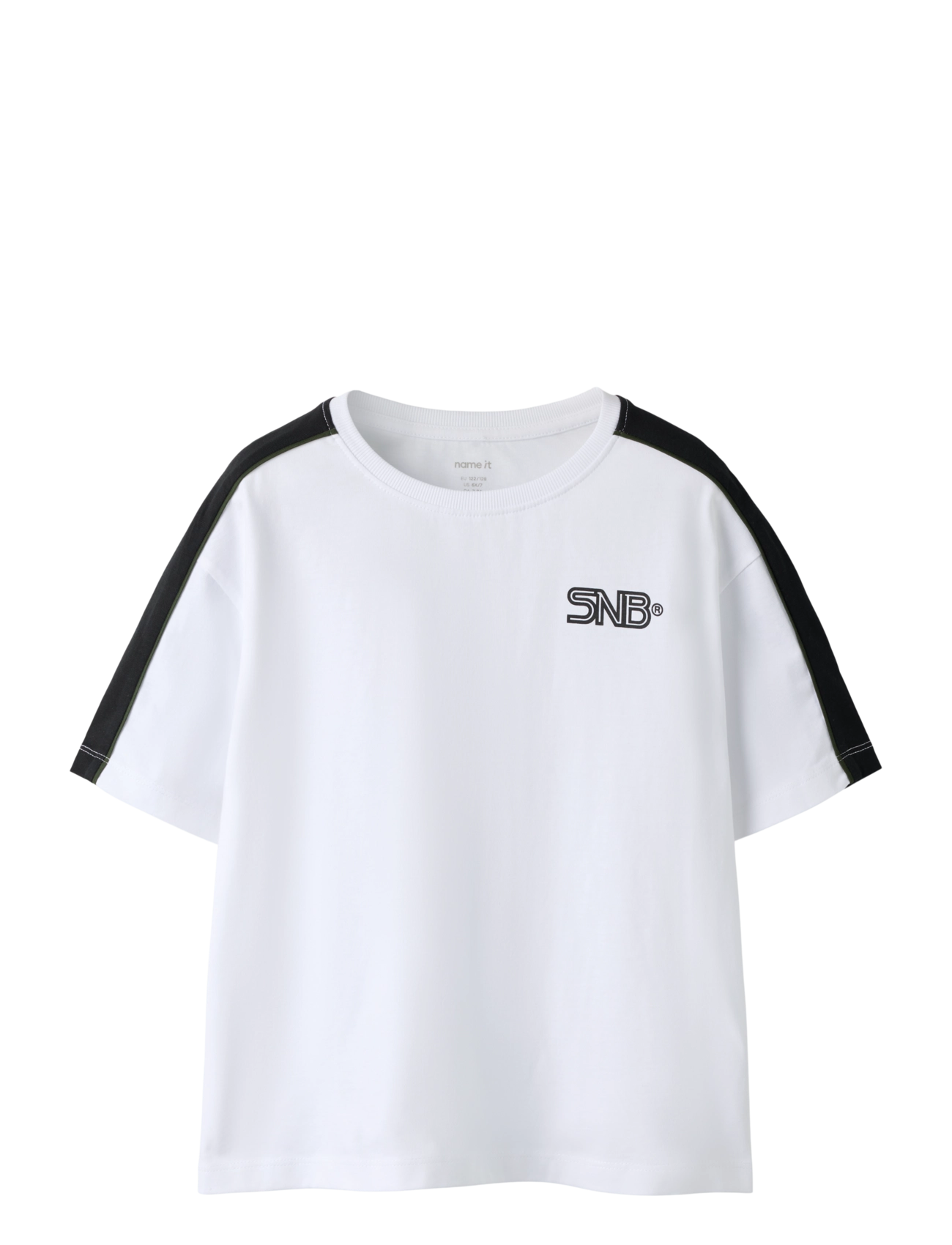 NAME IT Nkmfreddo Ss Rlx Oberteil Weiß - 116 - Kinder