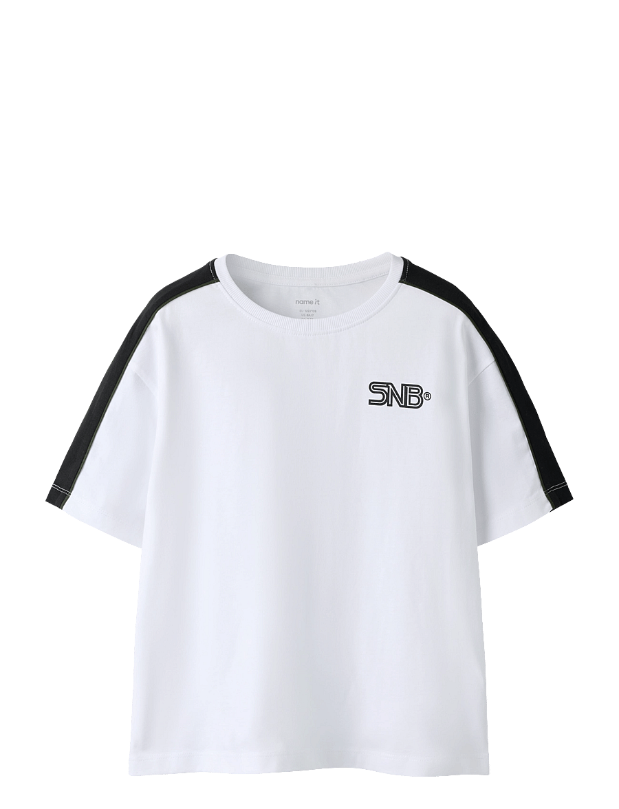 name it - NKMFREDDO SS RLX TOP - bright white - 0