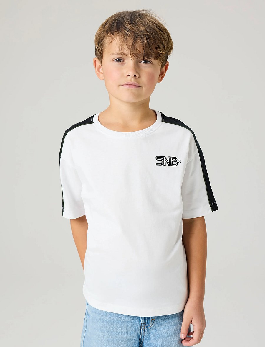 name it - NKMFREDDO SS RLX TOP - bright white - 3
